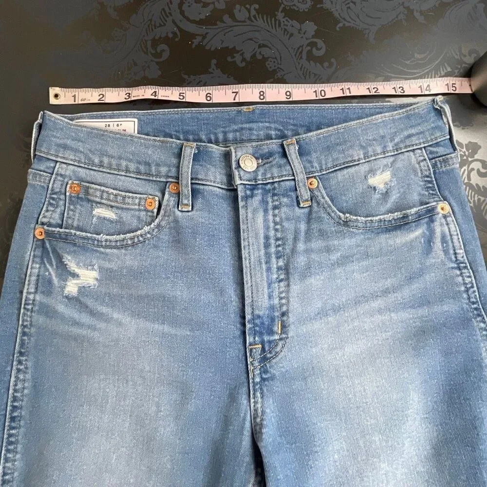 Gap Vintage Slim High Rise Jeans Size 28 / 6P - Picture 6 of 11